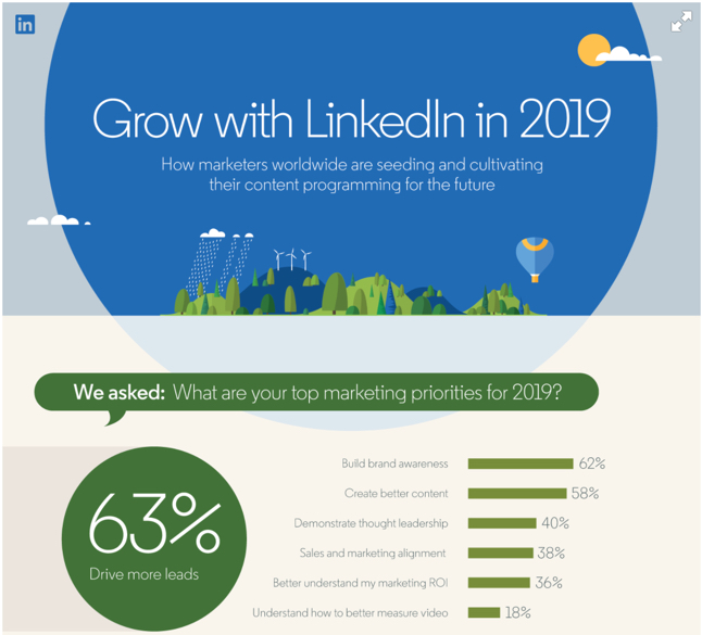 How Marketers Are Planning to Grow on LinkedIn in 2019